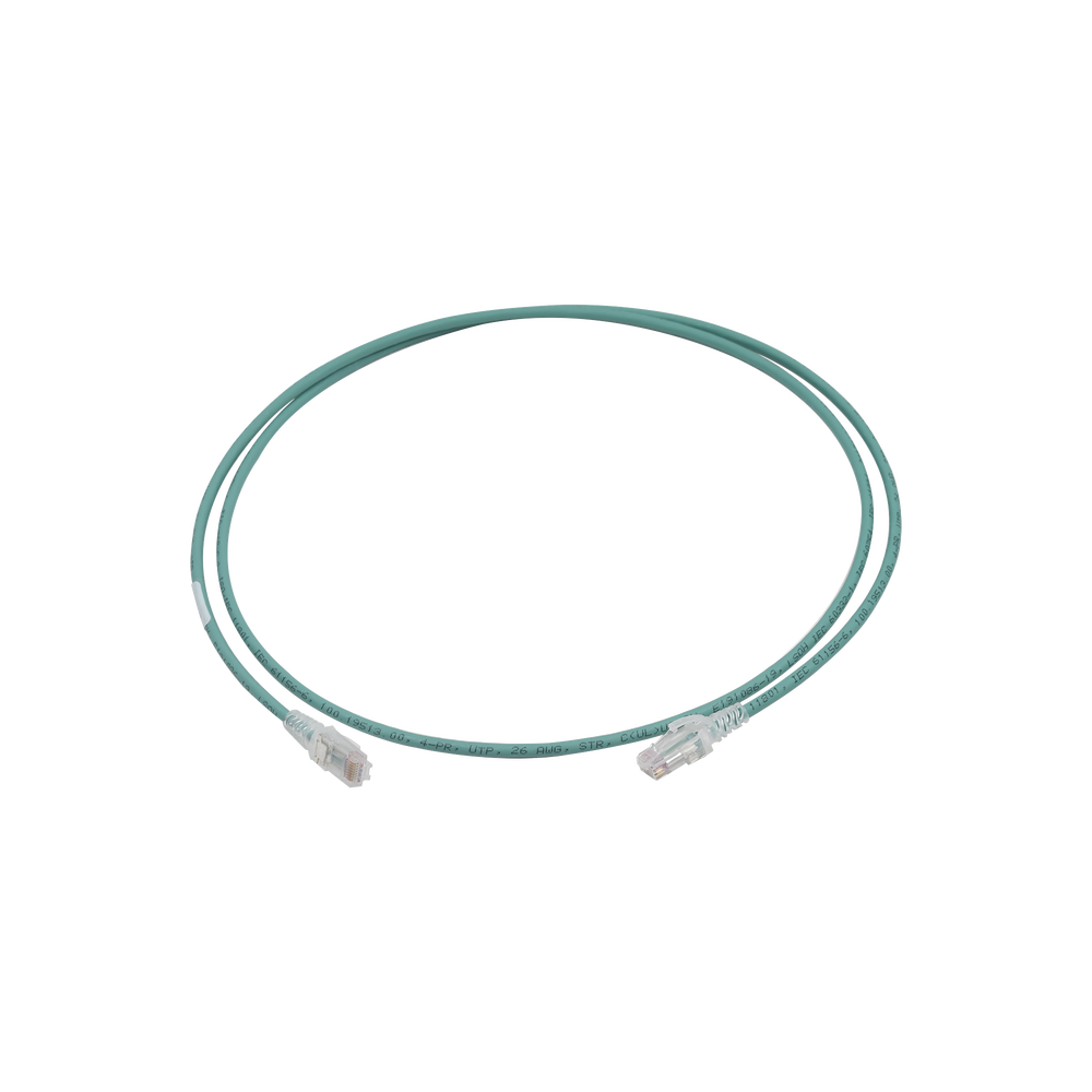 Patch Cord MC6 Modular Cat6 UTP, CM/LS0H, 1.52 Metros (5 Pies), Color Verde