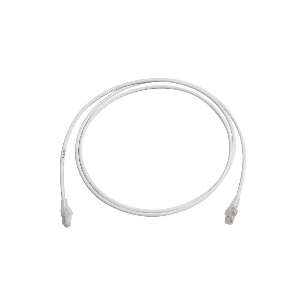 Patch Cord MC6 Modular Cat6 UTP, CM/LS0H, 2.13 Metros (7 Pies), Color Blanco