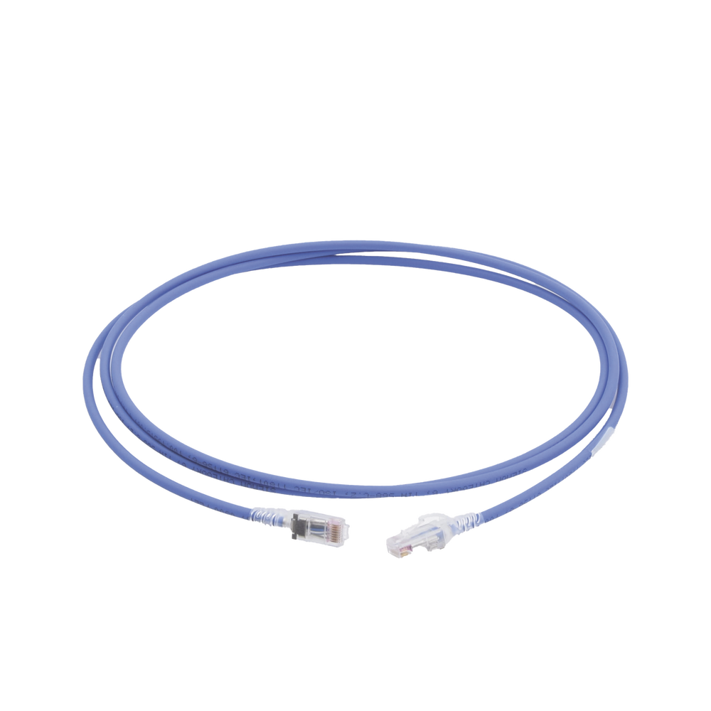 Patch Cord MC6 Modular Cat6 UTP, CM/LS0H, 2.13 Metros (7 Pies), Color Azul