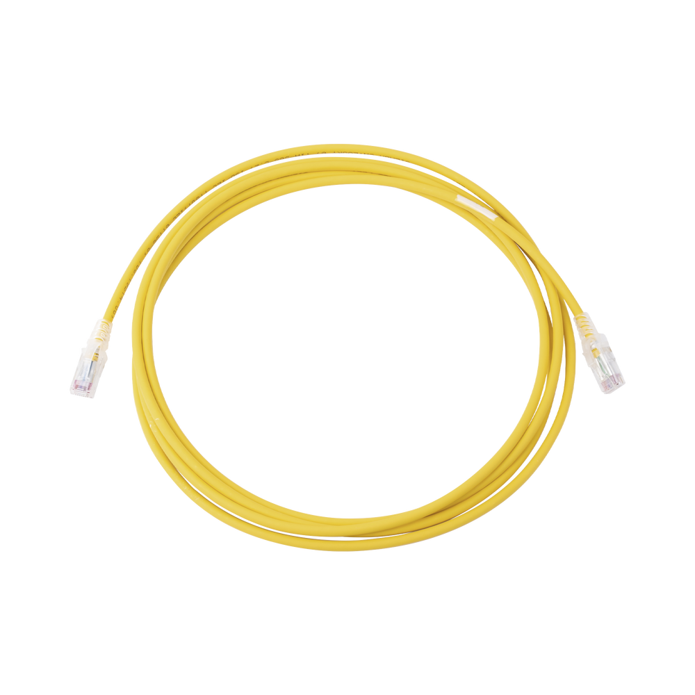 Patch Cord MC6 Modular Cat6 UTP, CM/LS0H, 3.05 Metros (10 Pies), Color Amarillo