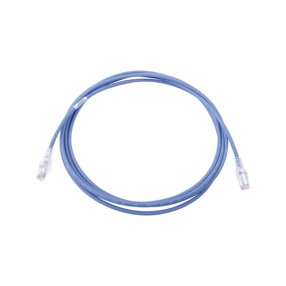 Patch Cord MC6 Modular Cat6 UTP, CM/LS0H, 3.05 Metros (10 Pies), Color Azul