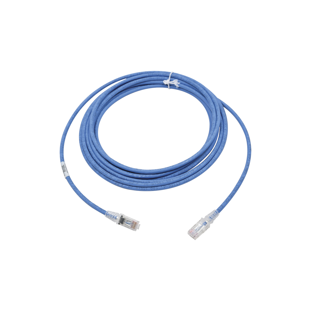 Patch Cord MC6 Modular Cat6 UTP, CM/LS0H, 20ft, Color Azul, Versión Bulk (Sin Empaque Individual)