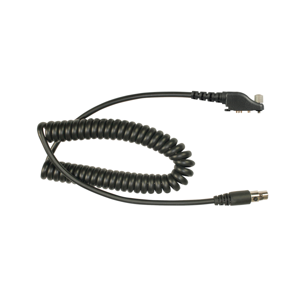 Cable resistente al fuego (UL-914), para auricular HDS-EMB con atenuación de ruido para radios Icom IC-F50/ 60/ 3161/ 4161/ 30GS/ 30GT/ 40GT/ 40GS/ 40G.