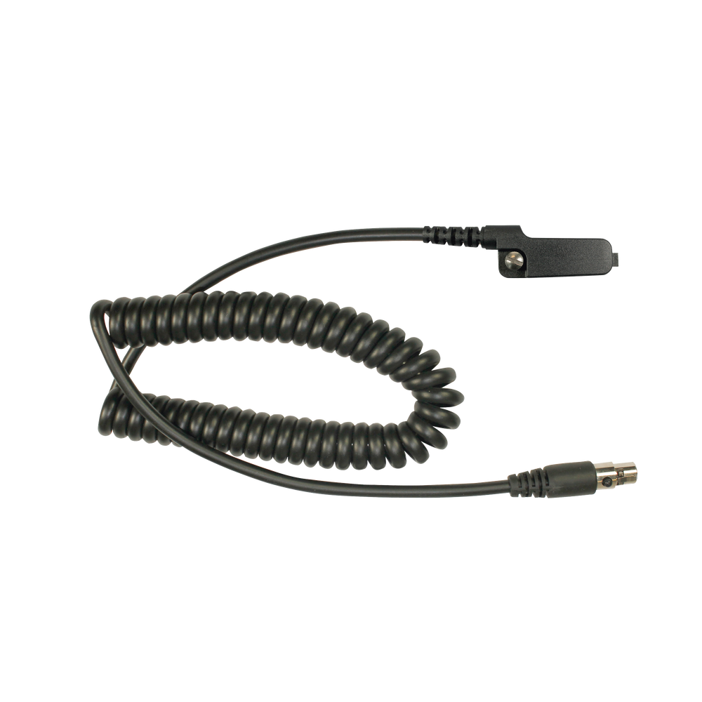 Cable para auricular HDS-EMB con atenuación de ruido para radios Kenwood series 80/ 90/ 140/ 180/ NX200/ 300/ 410 . Compatible con VOX de la serie 180 y NX200