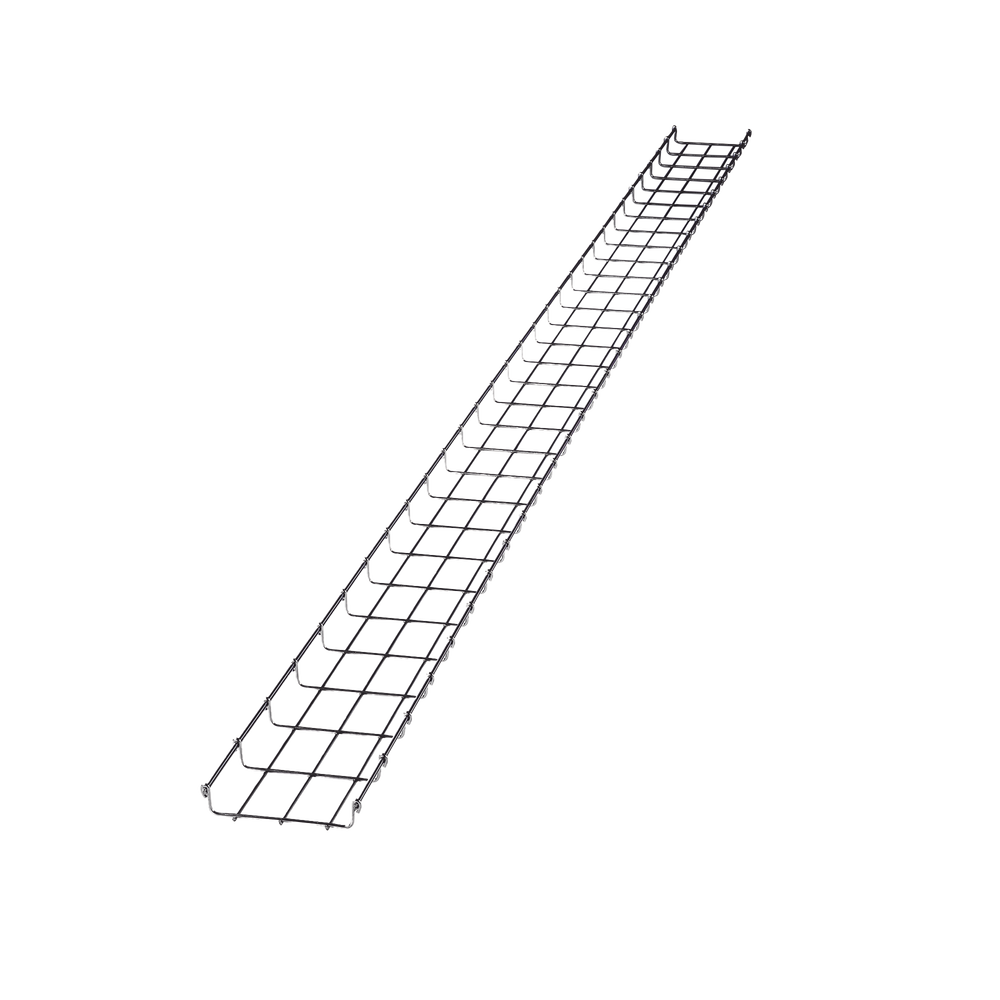 Charola Tipo Malla 33/150 mm, Acabado Electro Zinc, Hasta 79 Cables Cat6, Tramo de 3 Metros - Image 3