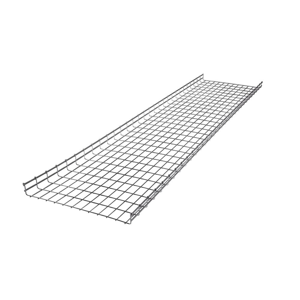 Charola Tipo Malla 66/600 mm, Acabado Electro Zinc, Hasta 630 Cables Cat6, Tramo de 3 Metros - Image 2