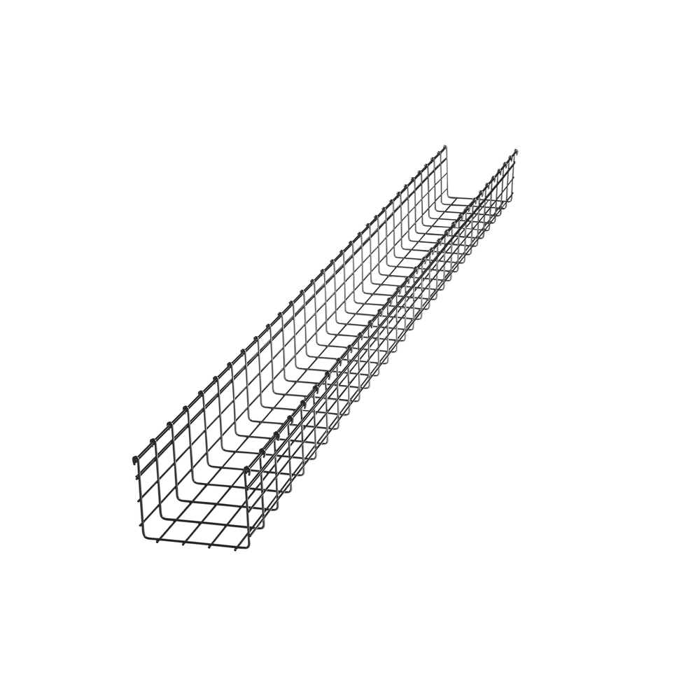 Charola Tipo Malla 116/200 mm, Acabado Electro Zinc, Hasta 369 Cables Cat6, Tramo de 3 Metros - Image 2