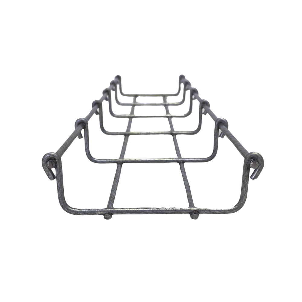 Charola Bimetálica Tipo Malla 33/100 mm, Ideal Para Utilizarse al Exterior o Zonas Húmedas, Hasta 53 Cables Cat6, Tramo de 3 Metros