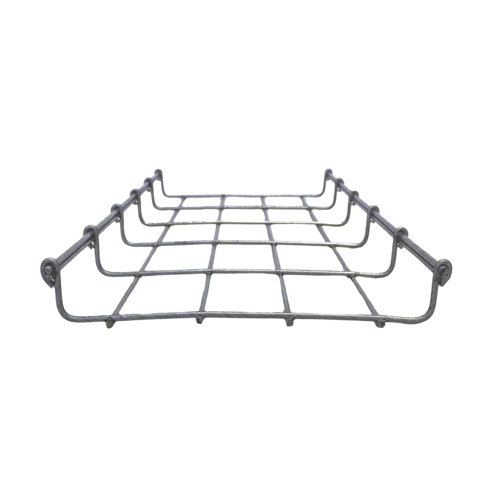 Charola Bimetálica Tipo Malla 33/200 mm, Ideal Para Utilizarse al Exterior o Zonas Húmedas, Hasta 105 Cables Cat6, Tramo de 3 Metros