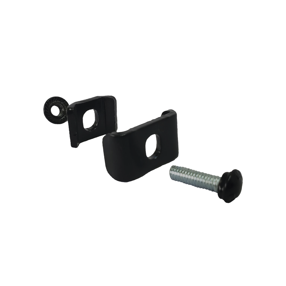 Kit 1 para unir tramos de charolas, con baño de pintura epóxica color Negro