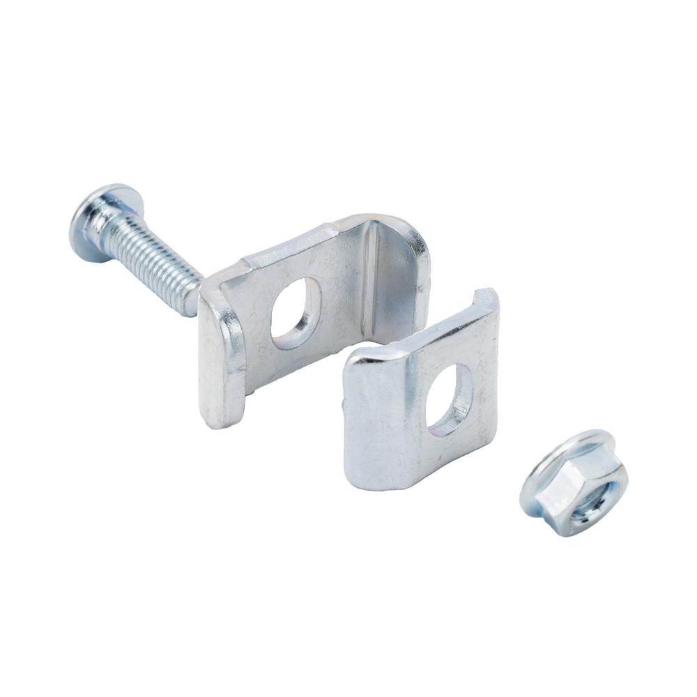 Kit 1 para unir tramos de charolas, con acabado Electro Zinc