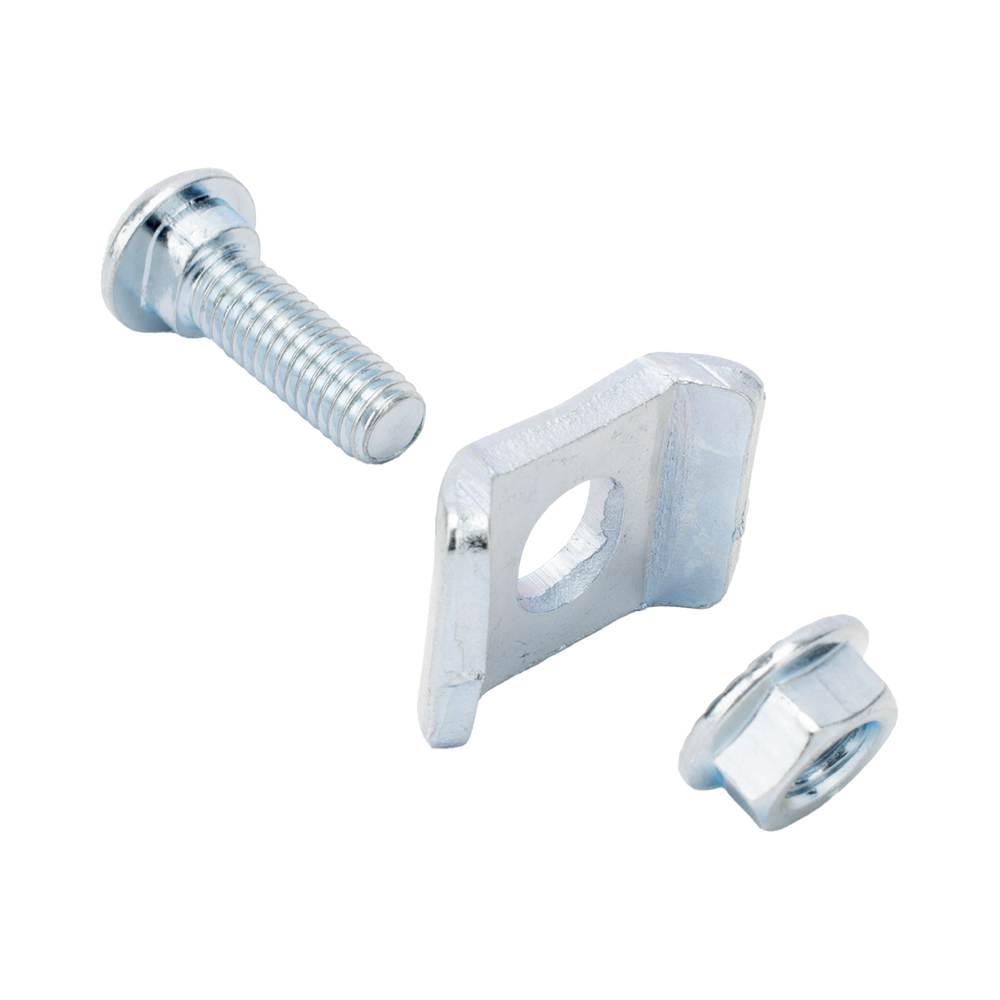 Kit 3 para unir tramos de charolas, con acabado Electro Zinc