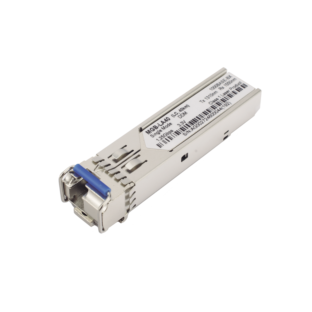 Transceptor mini-Gbic SFP 1G LC TX:1310nm RX:1550 para fibra Mono Modo 40 Km WDM, Requiere MGB-LB40 - Image 2