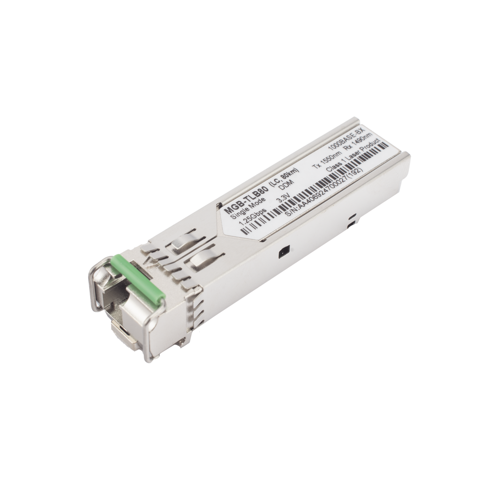 Módulo mini-GBIC SFP-Port 1000BASE-BX (WDM, TX:1550nm) - 80 km (-40~85 grados C)