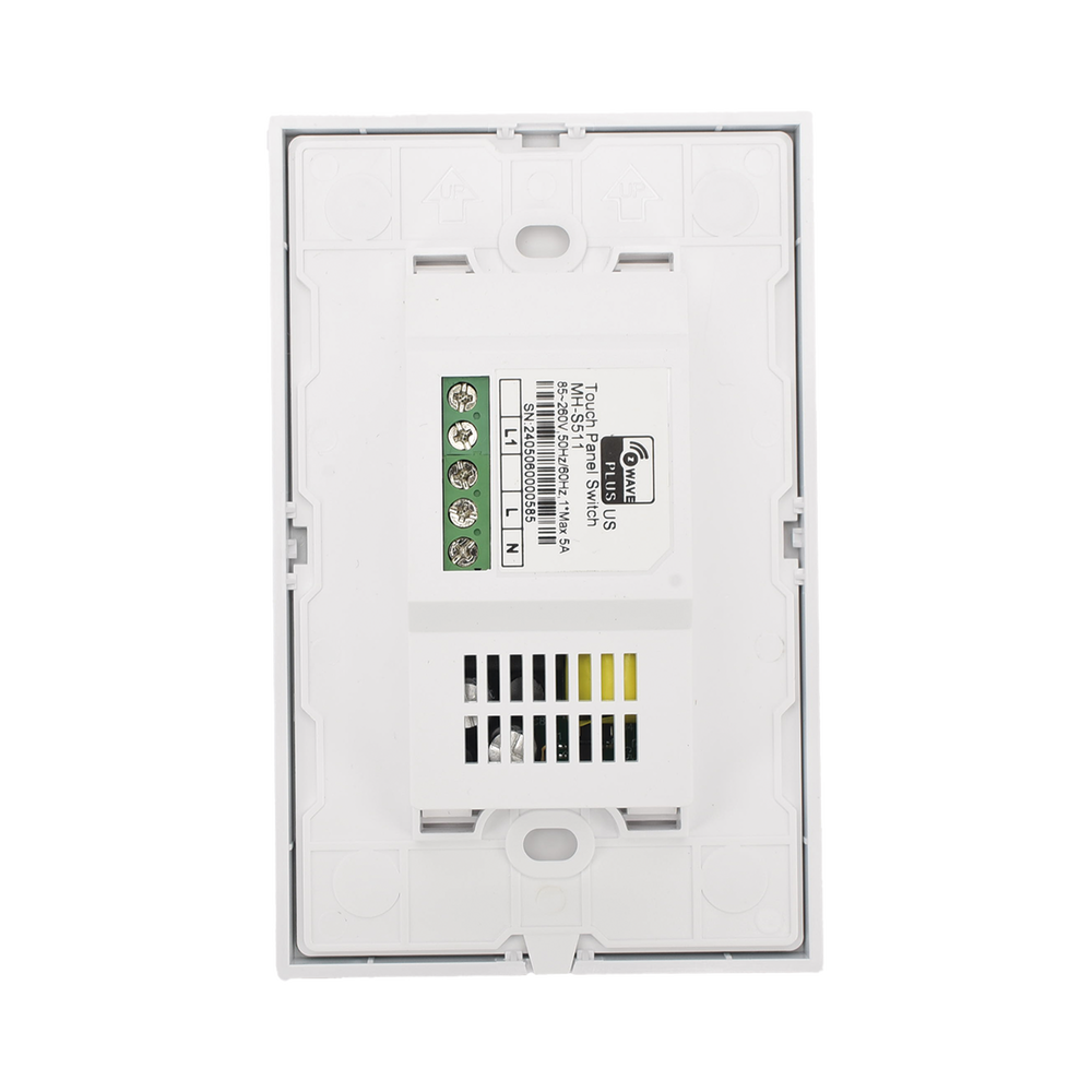 (ZWAVE) Interruptor On/Off panel táctil touch inalámbrico Zwave Plus 1 boton. Compatible con Hubitat HC8, Álula M2M, otro - Image 2