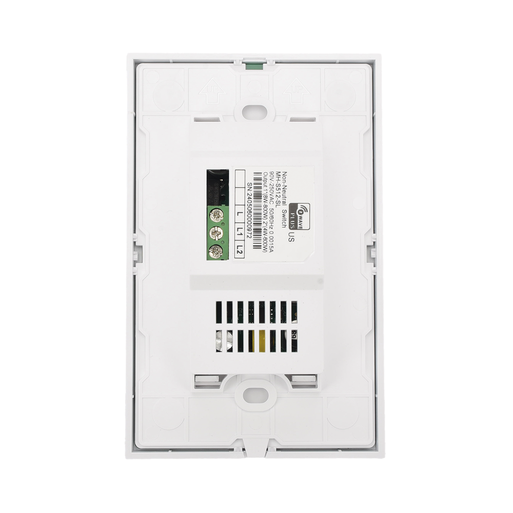 (ZWAVE) Interruptor On/Off panel táctil touch inalámbrico Zwave Plus 2 botones. No requiere cable neutro, Compatible con Hubitat HC8, Álula M2M, otros - Image 2