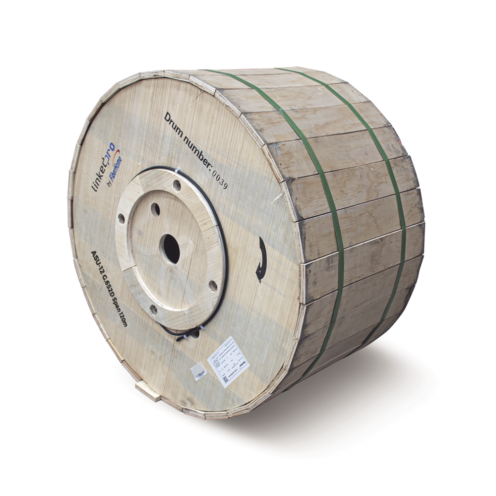 Carrete de 4 km de Fibra ?ptica A?rea Mini ADSS (ASU) G.652D, Monomodo de 12 Hilos, Exterior, Span 120, Loose Tube - Image 2