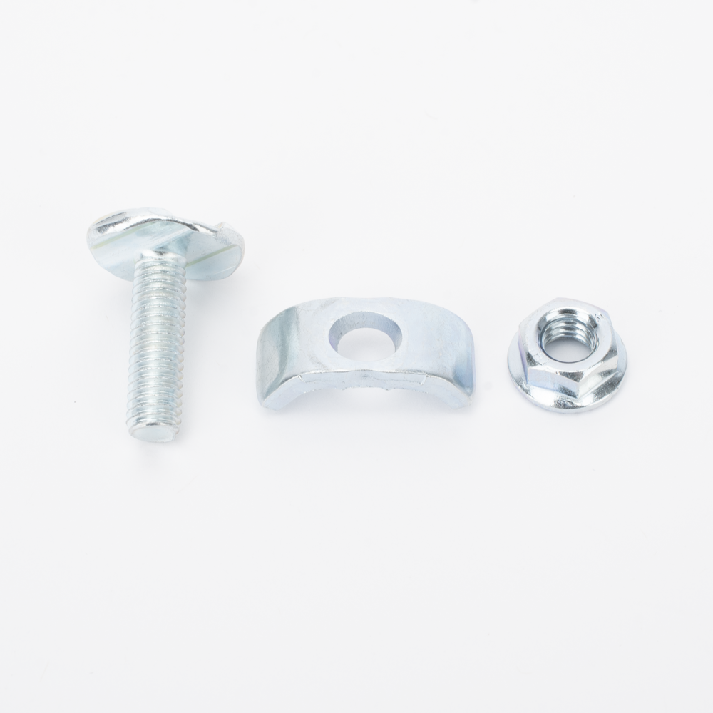 Kit 1 versión light para unir tramos de charola MallaFils, con acabado Electro Zinc - Image 2