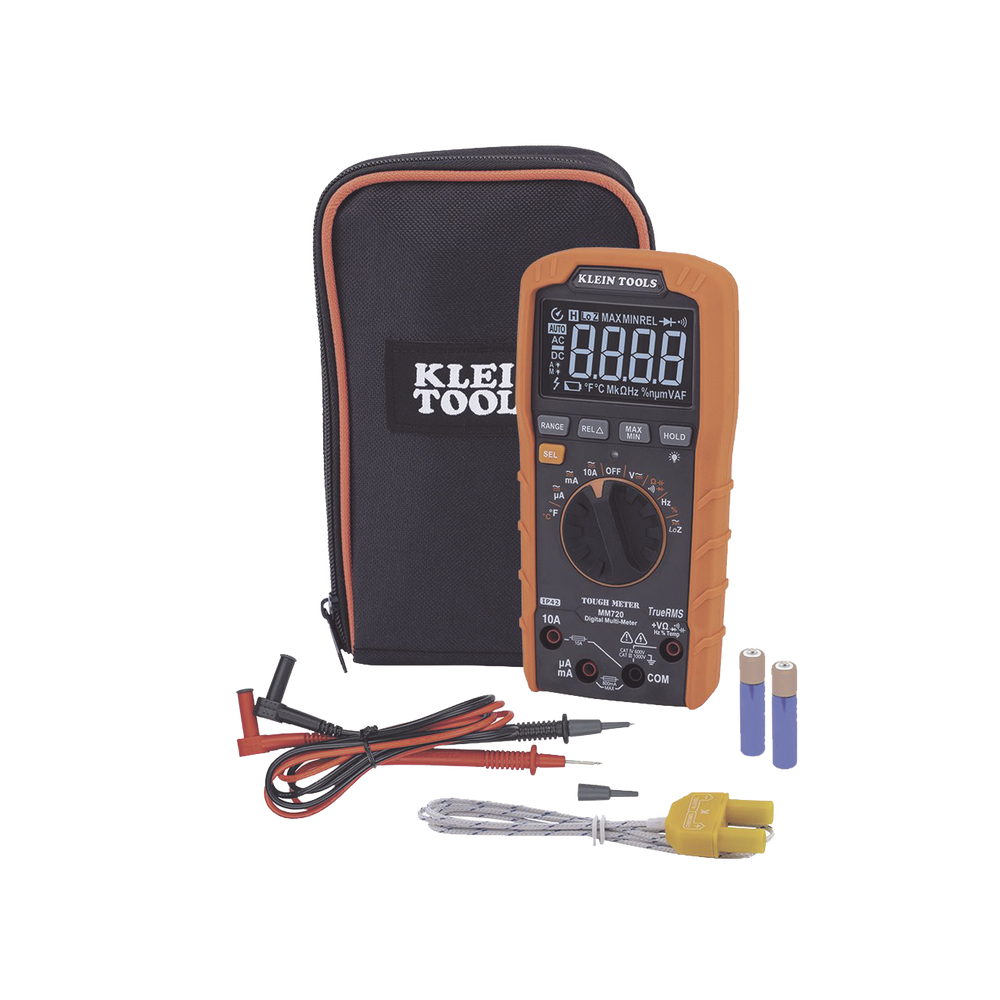 Multímetro Digital de Rango Automático con TRMS 1000V Medición de Temperatura y Baja Impedancia - Image 3