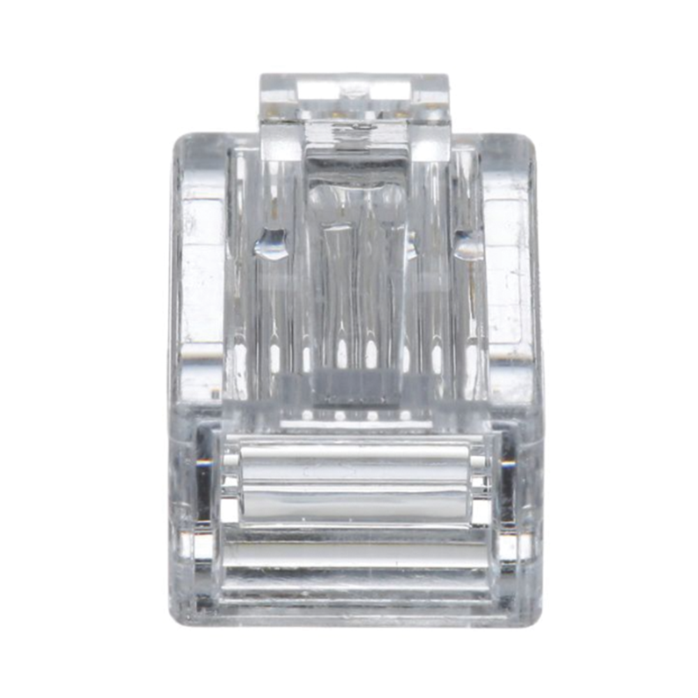 Plug RJ45 Cat5e, Para Cable UTP de Calibres 24-26 AWG, Chapado en Oro de 50 Micras, Paquete de 100 Piezas - Image 4