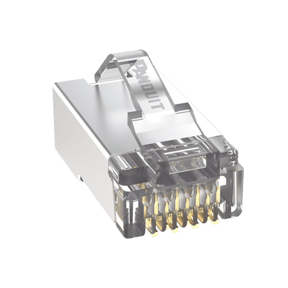 Plug RJ45 Cat5e Blindado, Para Cable UTP de Calibres 24-26 AWG, Chapado en Oro de 50 Micras, Paquete de 100 Piezas - Image 4