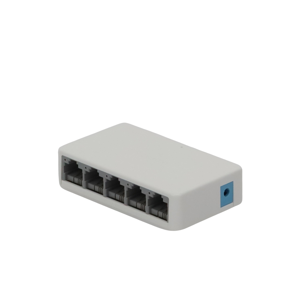 Switch NO Administrable / Para escritorio / 5 puertos 10/100 Mbps / Diseño Compacto / Plug and Play - Image 5