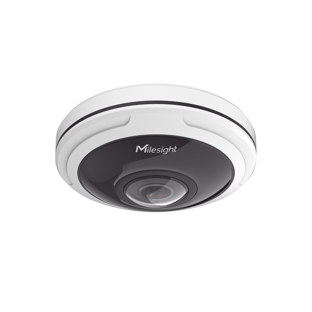 Cámara de Red Panorámica AI 360° Ojo de Pez / 8/12MP Ultra Alta Resolución / H.265+ Descompresión / Micrófono y Audio I/O / Almacenamiento 256GB / Cumplimiento NDAA / Protección IP67 e IK10