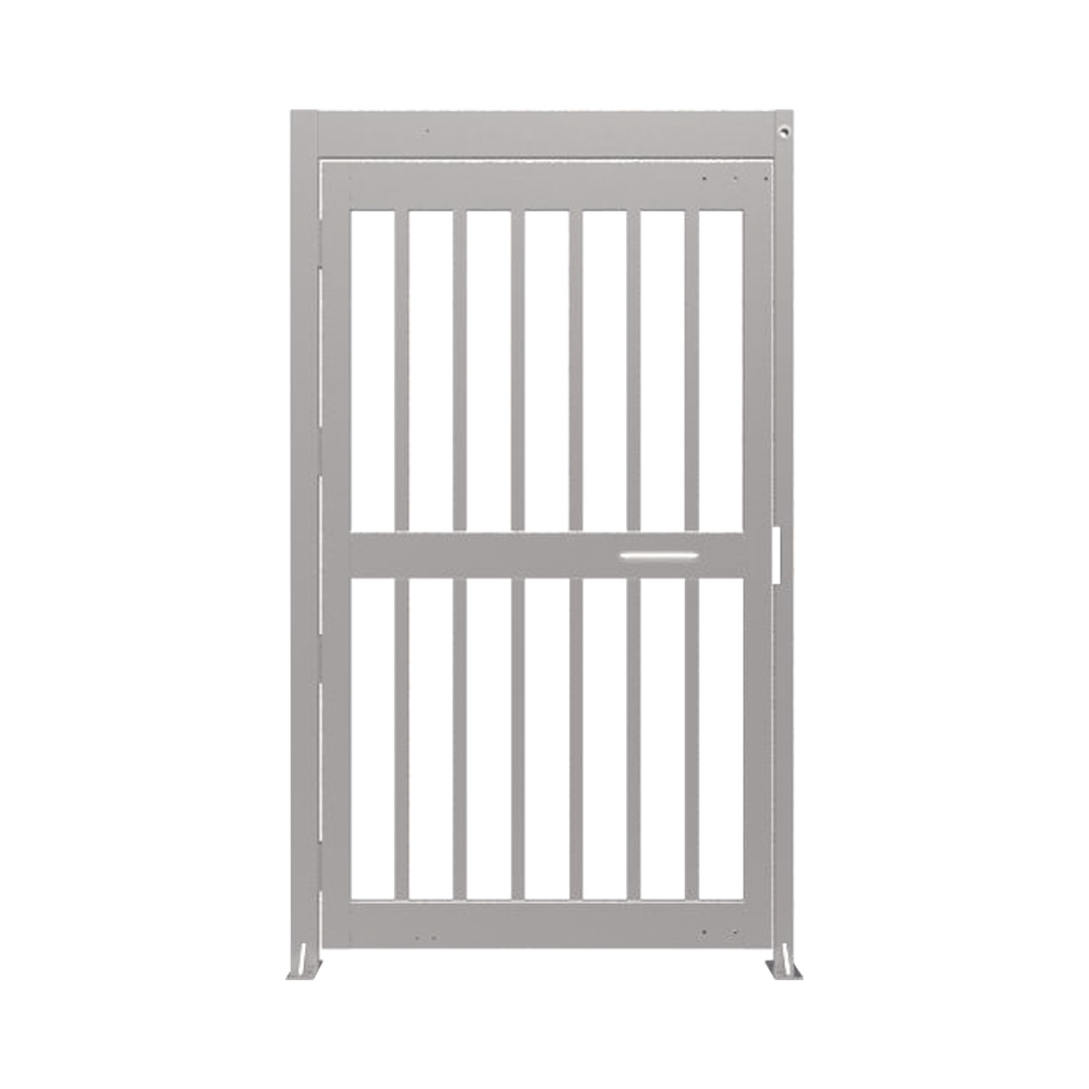 Puerta de Alta Seguridad de Cuerpo Completo Acabado en Acero Inoxidable