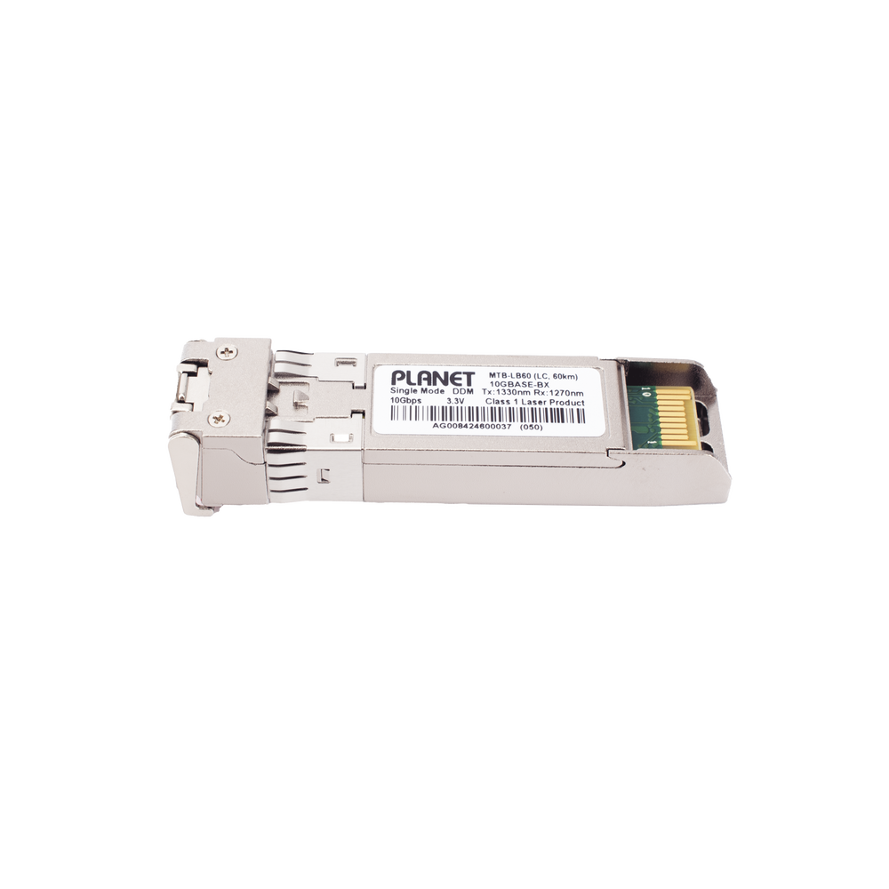 Transceptor WDM mini-Gbic SFP+ 10G LC TX:1330nm RX:1270nm para fibra Mono Modo 60 Km, Requiere MTB-LA60 - Image 2