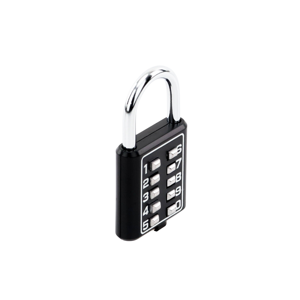 Candado Digital de Combinación M40 / No Requiere Llave / Combinación única integrada por 4 dígitos / Color Negro. - Image 3