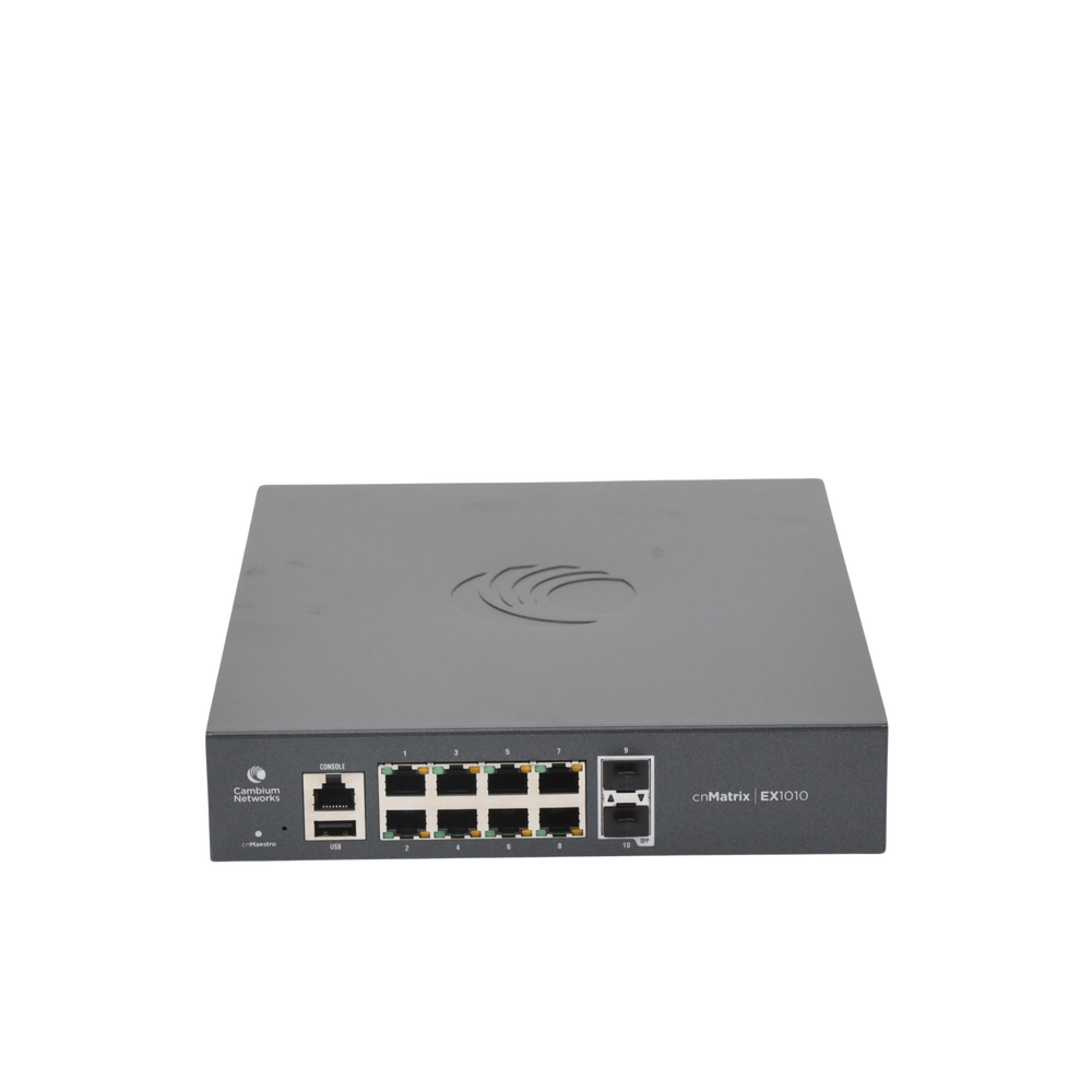 Switch PoE cnMatrix Ex1010-P / 8 Puertos Gigabit PoE 802.3af/at + 2 SFP / Capa 2 / Gestión en la Nube Gratuito - Image 2
