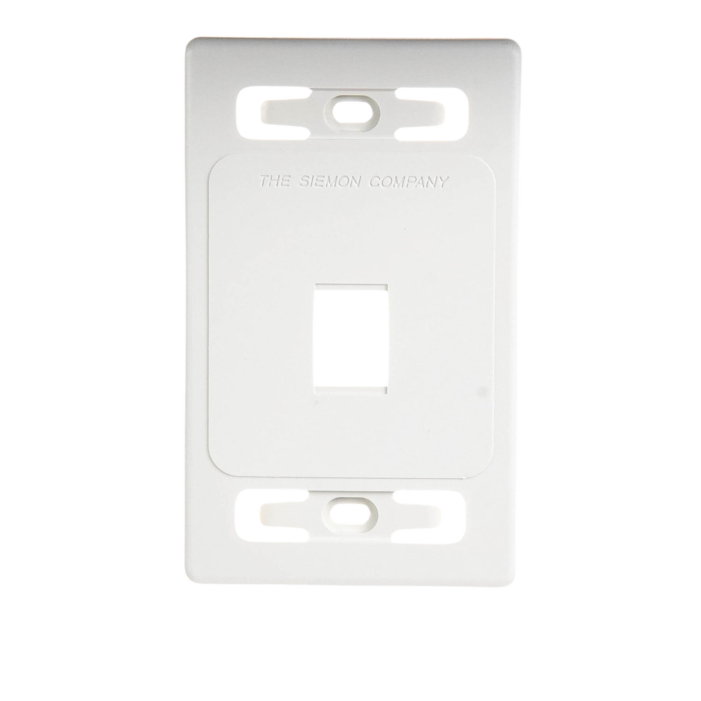 Placa de Pared Modular MAX, de 1 Salida, Color Blanco, Version Bulk (Sin Empaque Individual) - Image 4