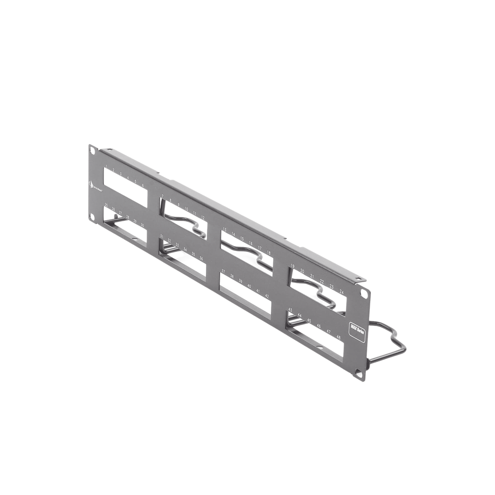 Patch Panel MAX Modular (vacío), de 48 Puertos, Plano, 2UR - Image 2