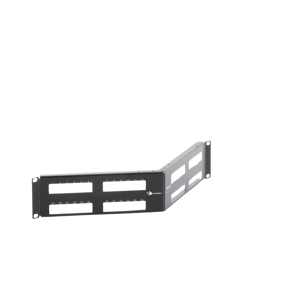 Patch Panel MAX Modular (vacío), de 48 Puertos, Angulado, 2UR - Image 4