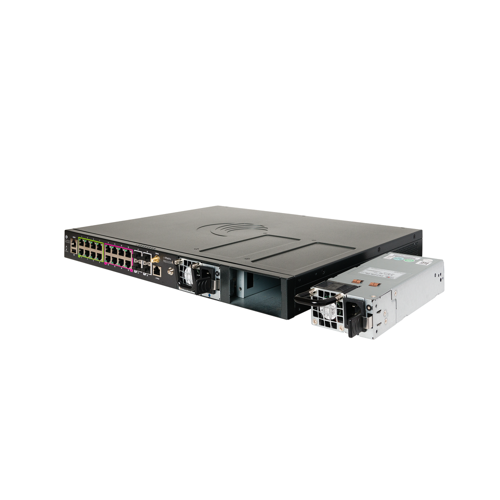 Switch inteligente cnMatrix TX2020R-P con 16 puertos PoE y 4 SFP+, para fuentes removibles - Image 3