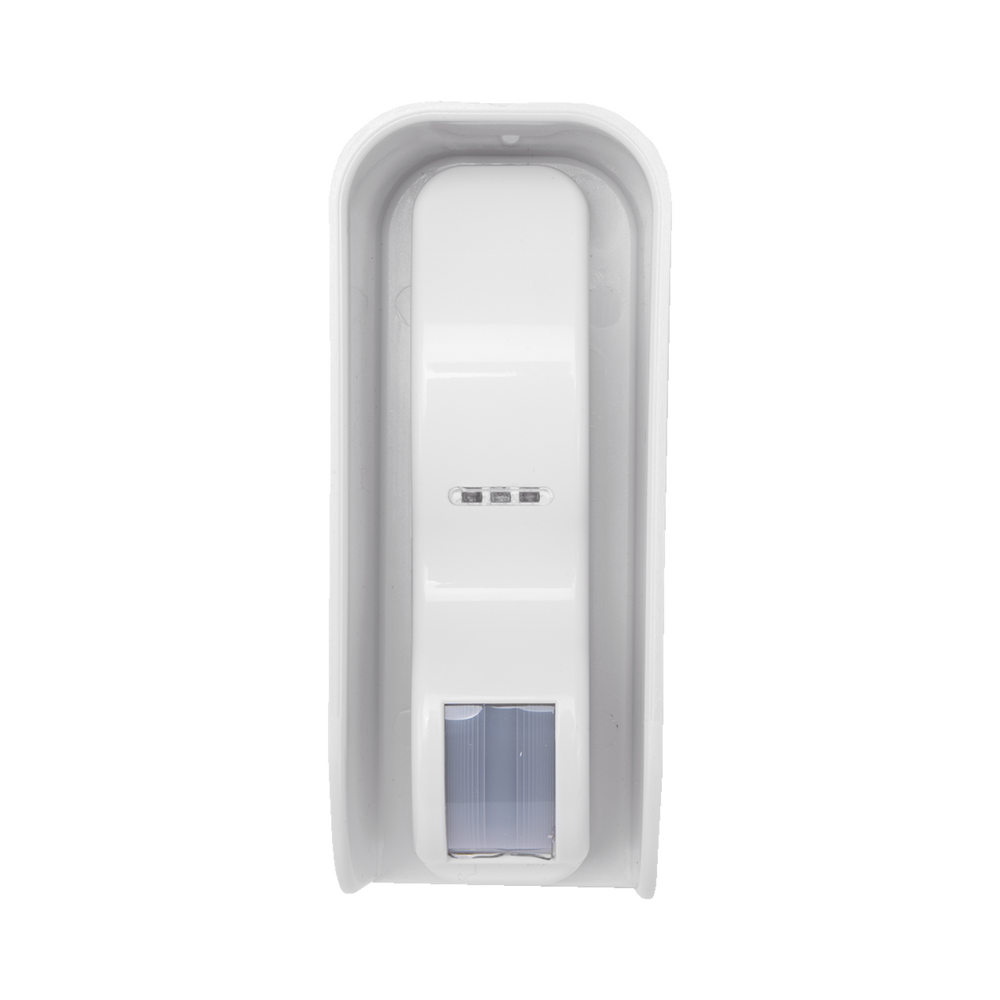 Sensor de Movimiento Tipo Cortina / 100 % Exterior / Alimentado por baterias / Doble tecnologia MW & PIR / Compatible con cualquier panel de alarma