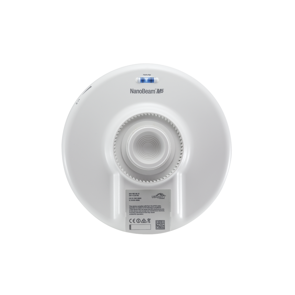 NanoBeam airMAX M5 CPE, hasta 150 Mbps, 5 GHz (5150 - 5875 MHz) con antena integrada de 19 dBi - Image 3