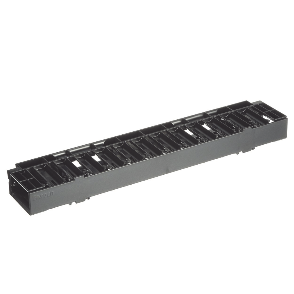 Organizador de Cables Horizontal NetManager, Sencillo (Solo Frontal), Para Rack de 19in, 1UR - Image 3