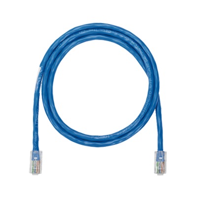 Cable de Parcheo UTP Categor?a 5e, con Plug Modular en Cada Extremo - 1 Metro (3.28 Pies) - Azul