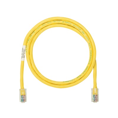 Cable de Parcheo UTP Categor?a 5e, con Plug Modular en Cada Extremo - 1 Metro (3.28 Pies) - Amarillo