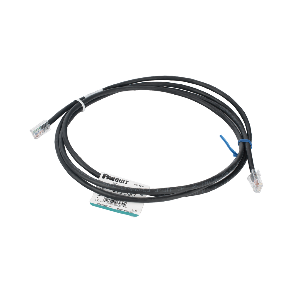 Cable de Parcheo UTP Categor?a 5e, con Plug Modular en Cada Extremo - 2 Metros (6.56 Pies) - Negro - Image 2