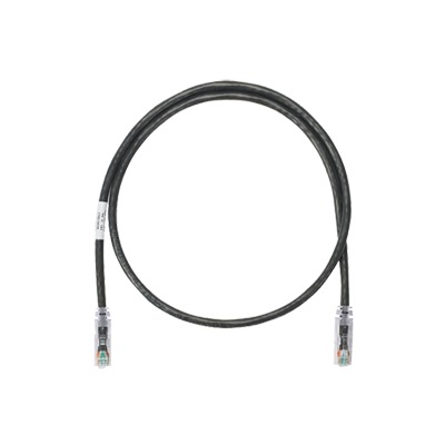 Cable de Parcheo UTP Categor?a 6, con Plug Modular en Cada Extremo - 1 Metro (3.28 Pies) - Negro