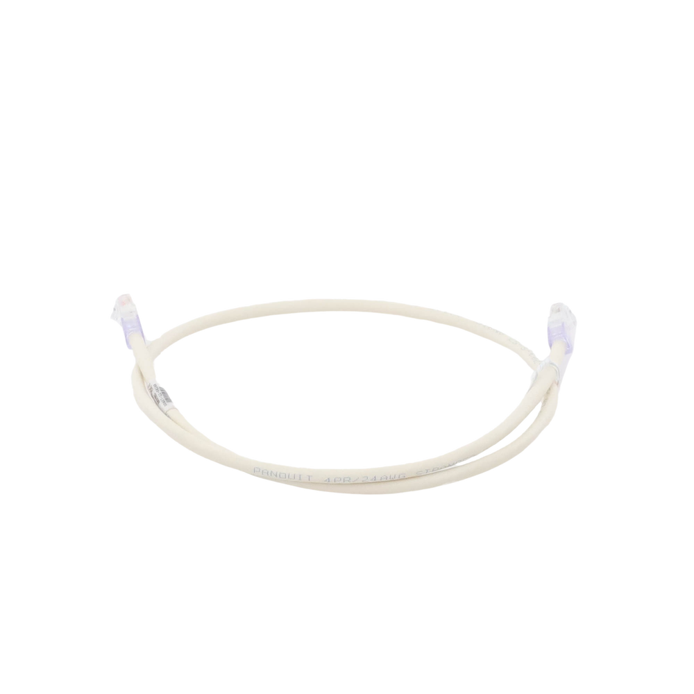 Cable de Parcheo UTP Categor?a 6, con Plug Modular en Cada Extremo - 1 Metro (3.28 Pies) - Blanco Mate