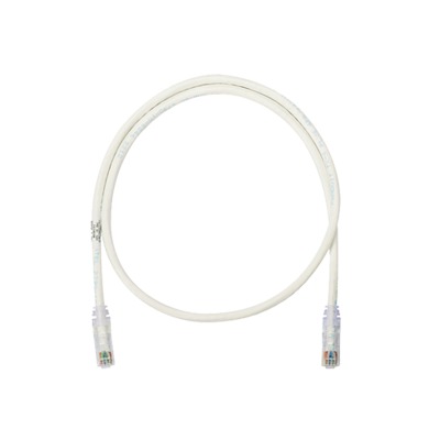 Cable de Parcheo UTP Categor?a 6, con Plug Modular en Cada Extremo - 4.3 Metros (14.11 Pies) - Blanco Mate