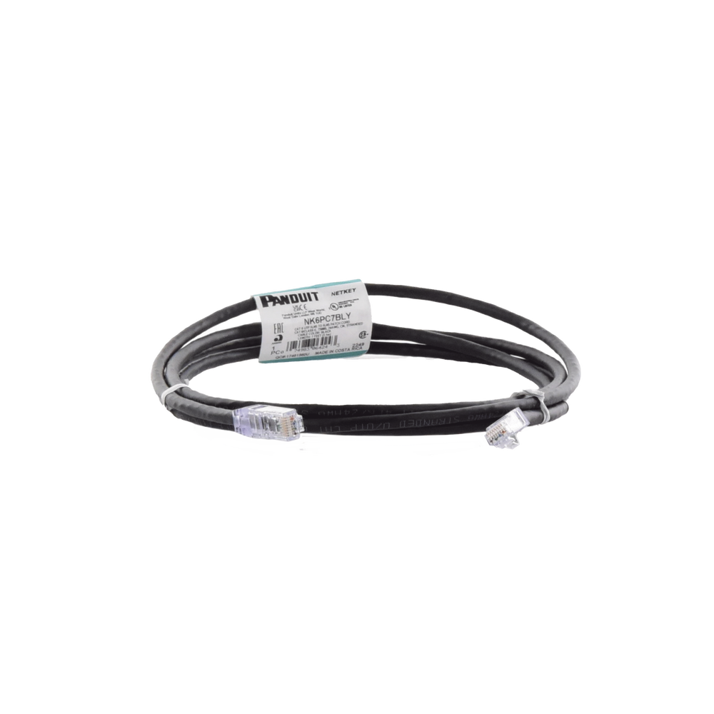 Cable de Parcheo UTP Categor?a 6, con Plug Modular en Cada Extremo - 2 Metros (6.56 Pies) - Negro