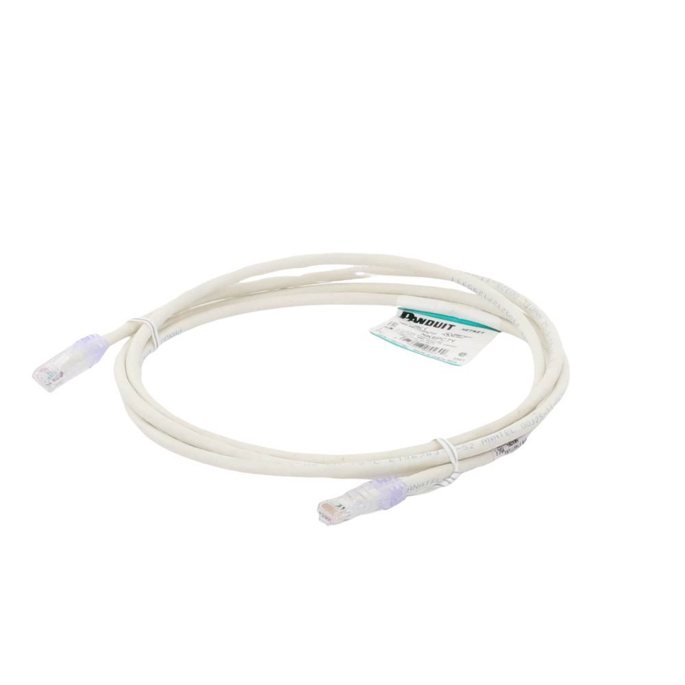 Cable de Parcheo UTP Categor?a 6, con Plug Modular en Cada Extremo - 2 Metros (6.56 Pies) - Blanco Mate