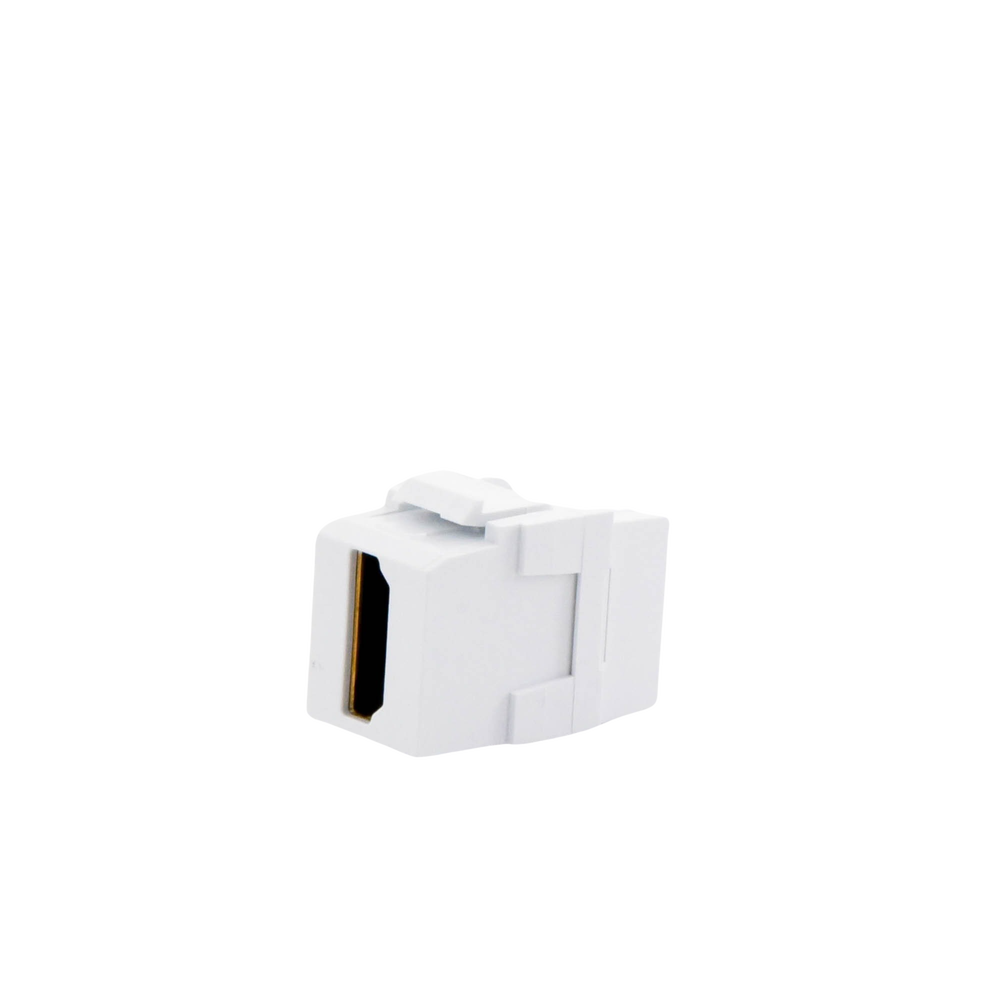 M?dulo Acoplador HDMI 2.0, Hembra a Hembra Tipo-A, Categor?a 2, Keystone, Color Blanco