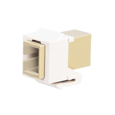 M?dulo Acoplador SC Simplex, para Fibra ?ptica Monomodo OS1/OS2, Tipo Keystone, Color Blanco