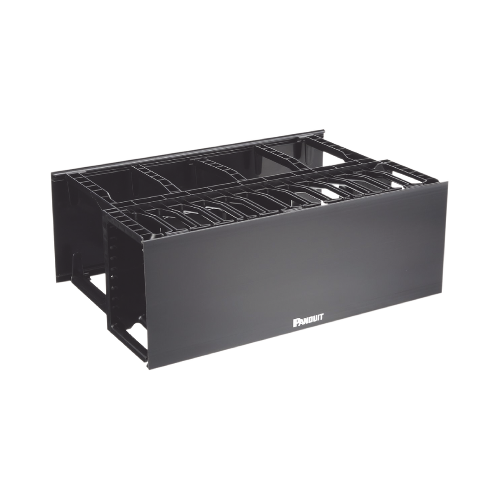 Organizador de Cables Horizontal NetManager de Alta Densidad, Doble (Frontal y Posterior), Para Rack de 19in, 4UR - Image 3