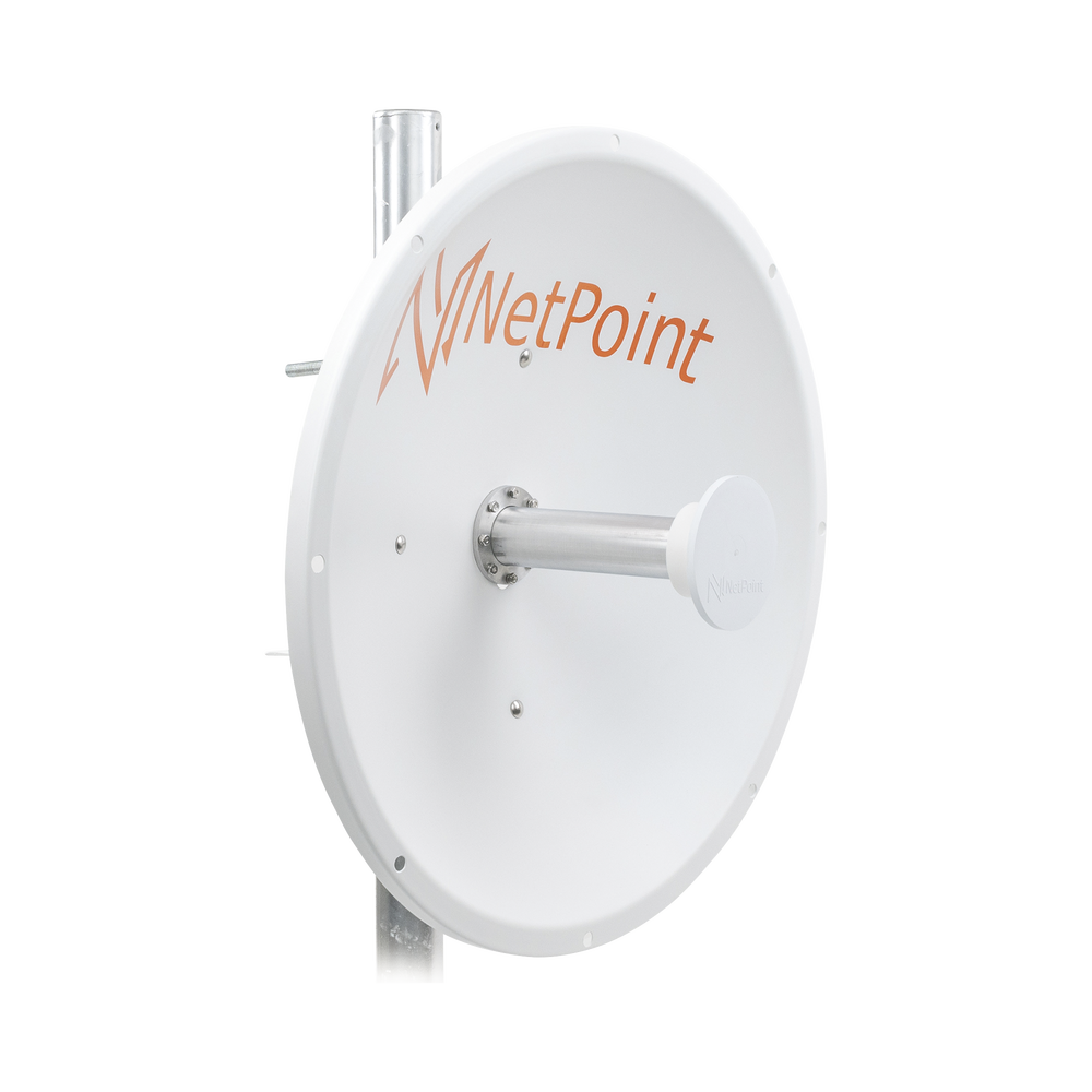 Antena Direccional de alto rendimiento / diámetro de 60 cm / 4.9-6.4 GHz / Ganancia 30 dBi / SLANT de 45 ° y 90 ° / Ideal para 30 km / Conector N-Hembra / Montaje y jumpers incluidos. - Image 3